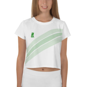 All-Over Print FMCPT "Swoops" Crop Tee